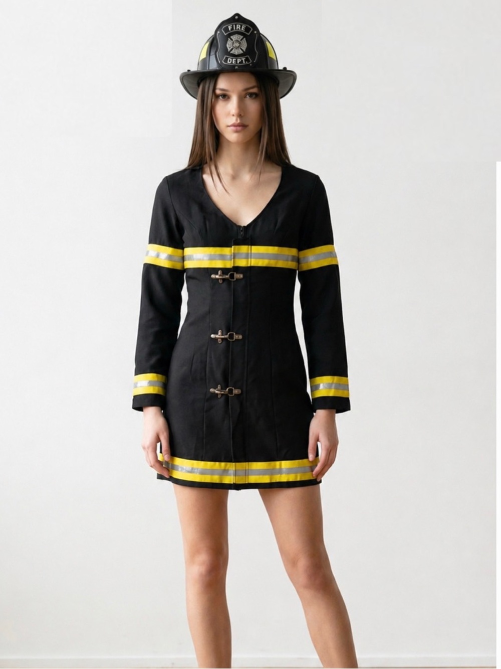 Women’s Fire Fighter Halloween Costume - Dress only included - EUC - M/L